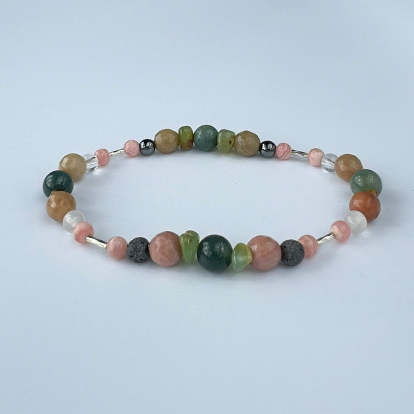 KIND BRACELET | STERLING SILVER & STONE BRACELET FOR CONNECTION