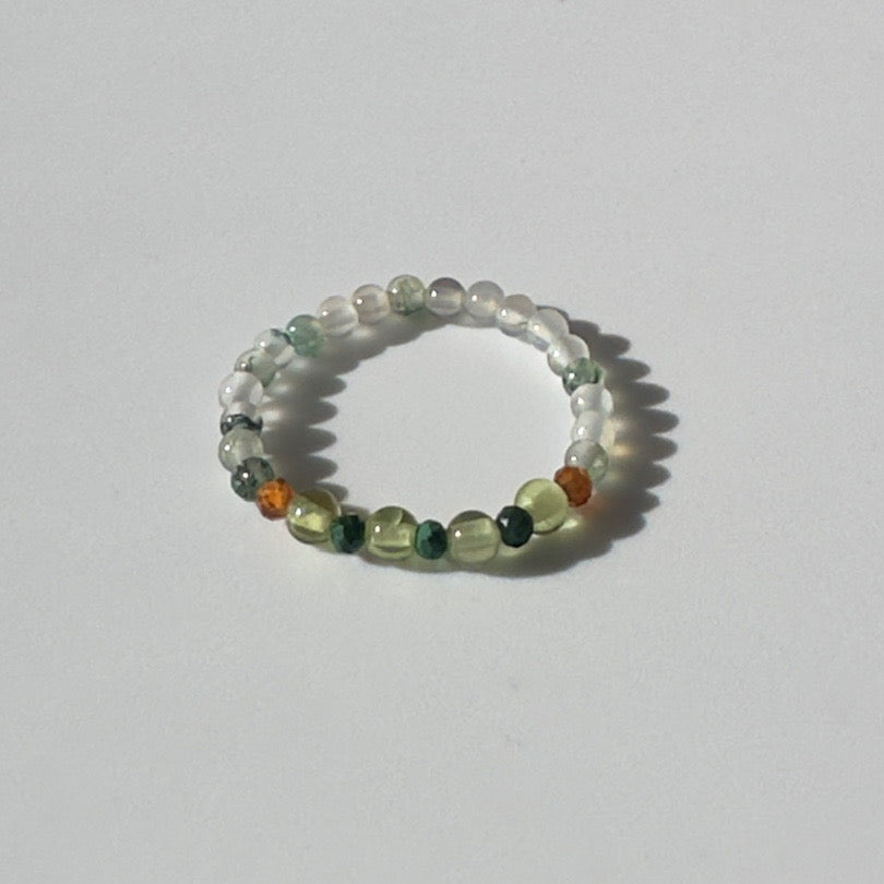 BLOOM RING | STRETCH STONE RING FOR CONNECTION