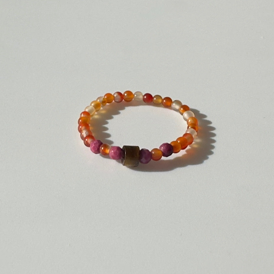 BOLD RING | STRETCH STONE RING FOR STRENGTH