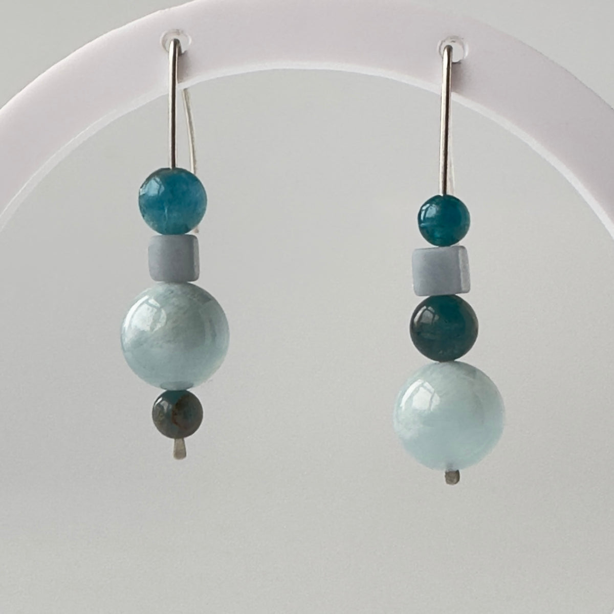 ECHO EARRINGS | STERLING SILVER & STONE EARRINGS FOR EXPRESSION