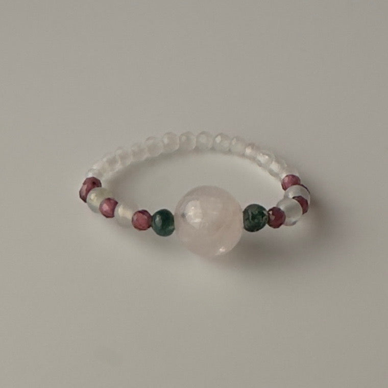 TENDER RING | STRETCH STONE RING FOR CONNECTION