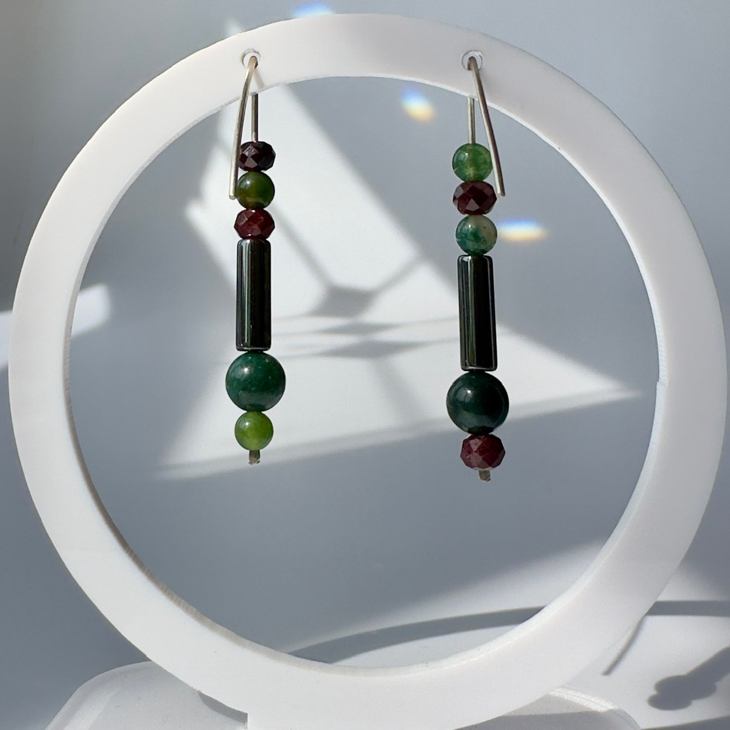 BELONG EARRINGS | STERLING SILVER & STONE EARRINGS FOR CONNECTION