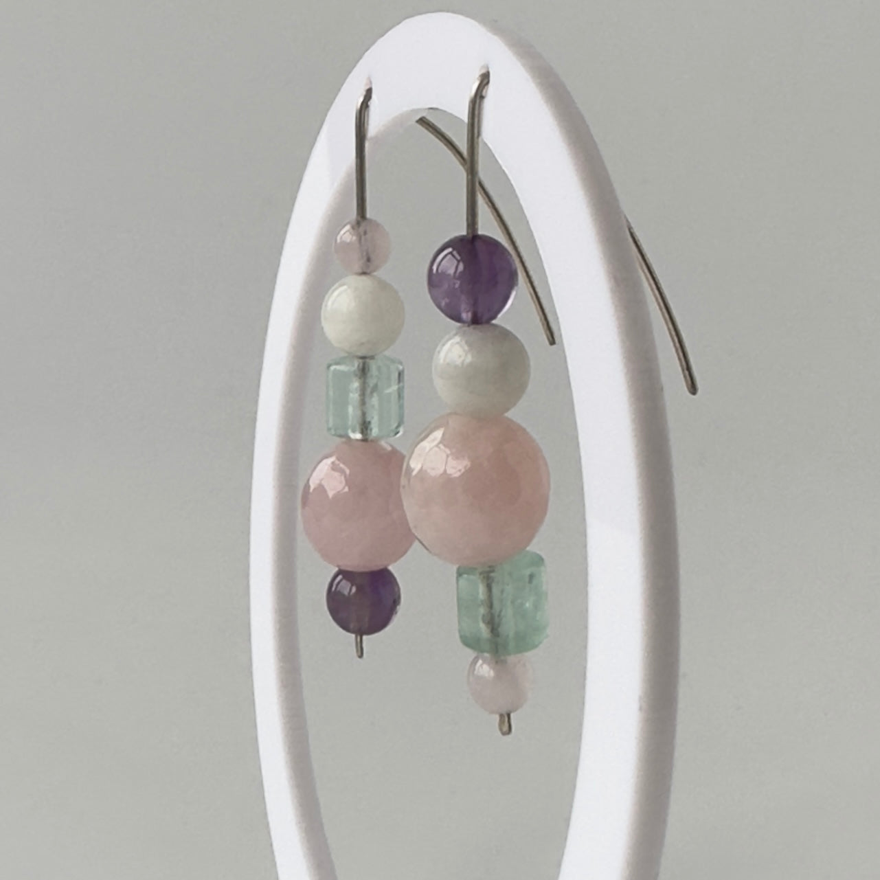UNWIND EARRINGS | STERLING SILVER & STONE EARRINGS FOR PERSPECTIVE