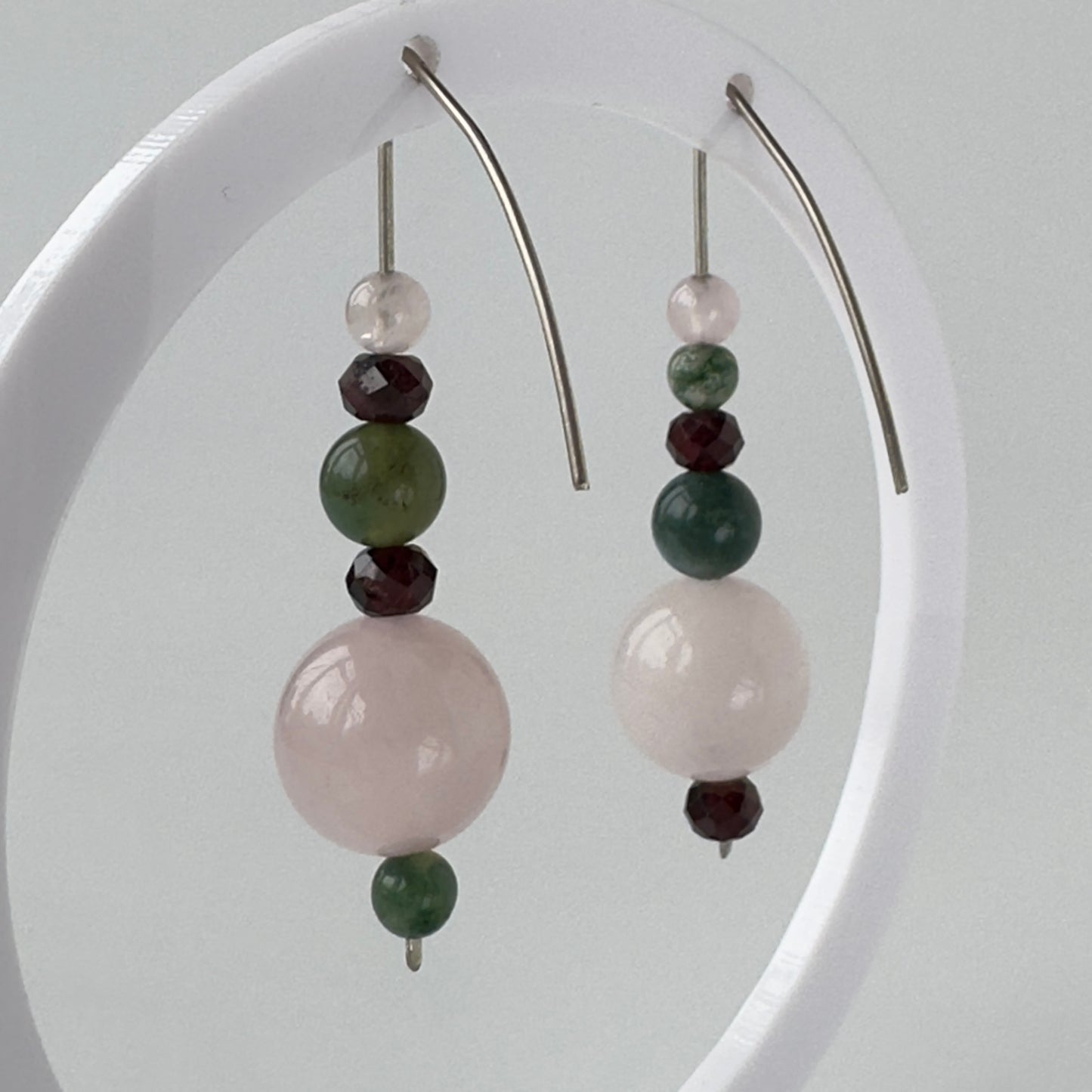 TENDER EARRINGS | STERLING SILVER & STONE EARRINGS FOR CONNECTION