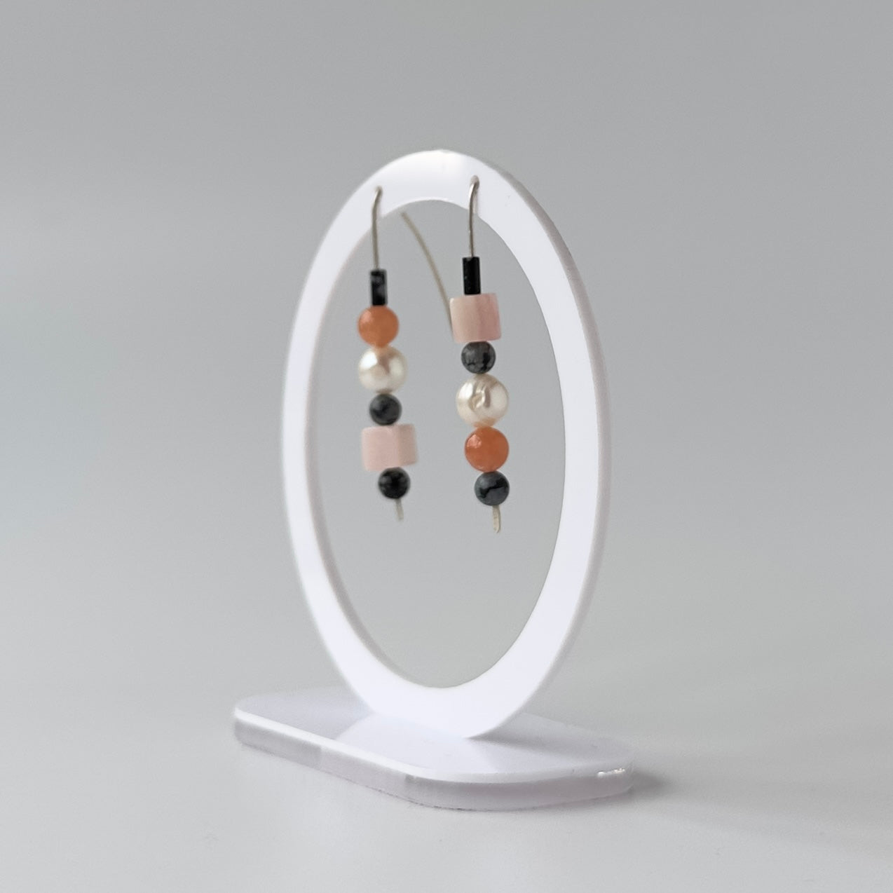 DRIFT EARRINGS | STERLING SILVER & STONE EARRINGS FOR PERSPECTIVE
