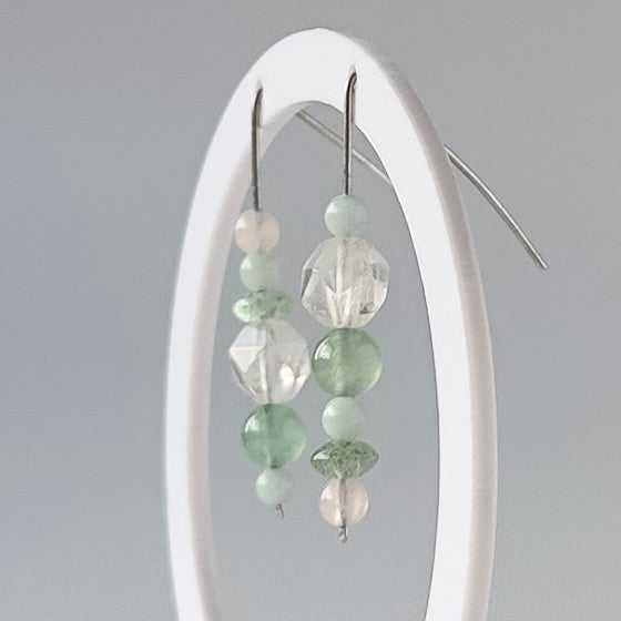 FORGIVING EARRINGS | STERLING SILVER & STONE EARRINGS FOR CONNECTION