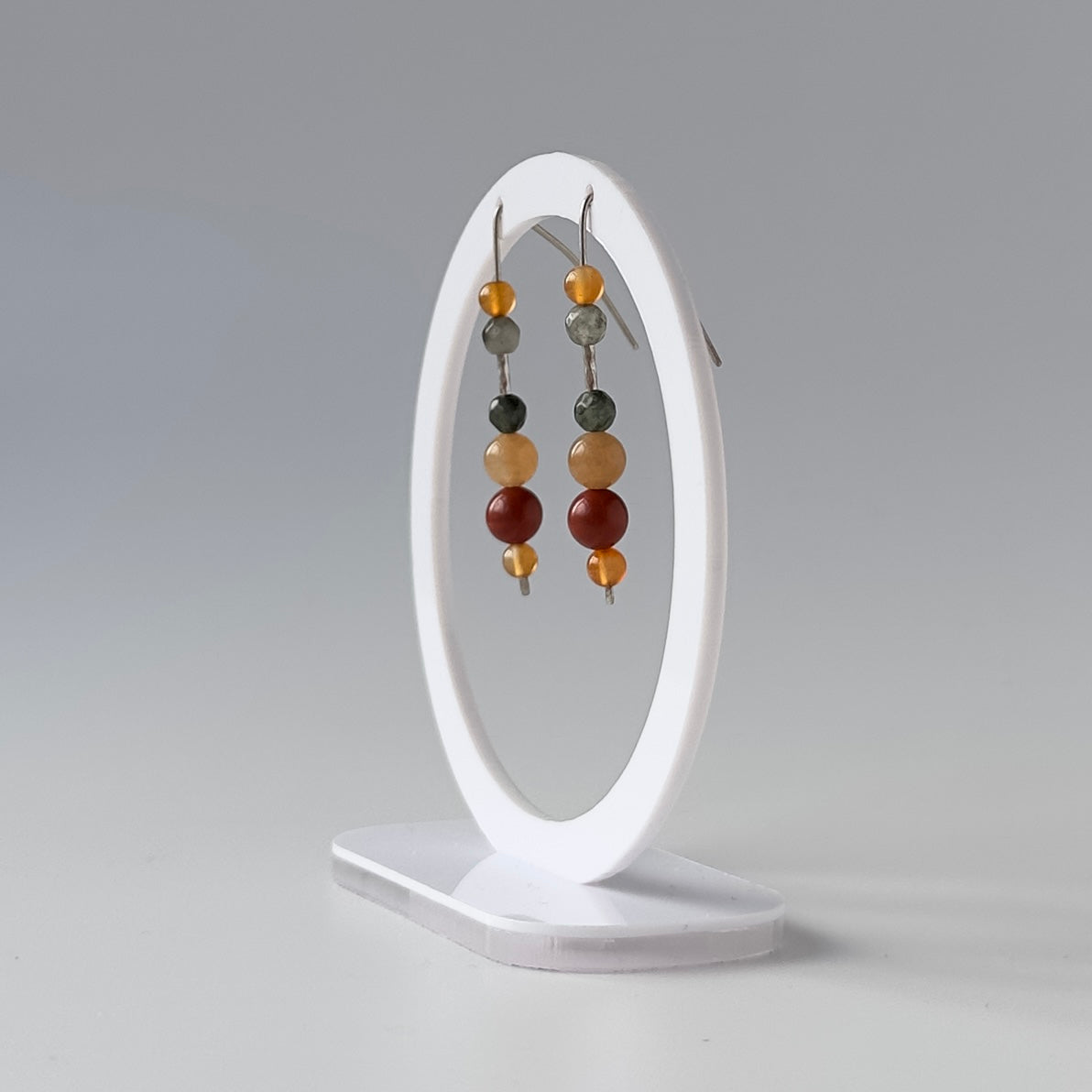 ADVANCE EARRINGS | STERLING SILVER & STONE EARRINGS FOR STRENGTH