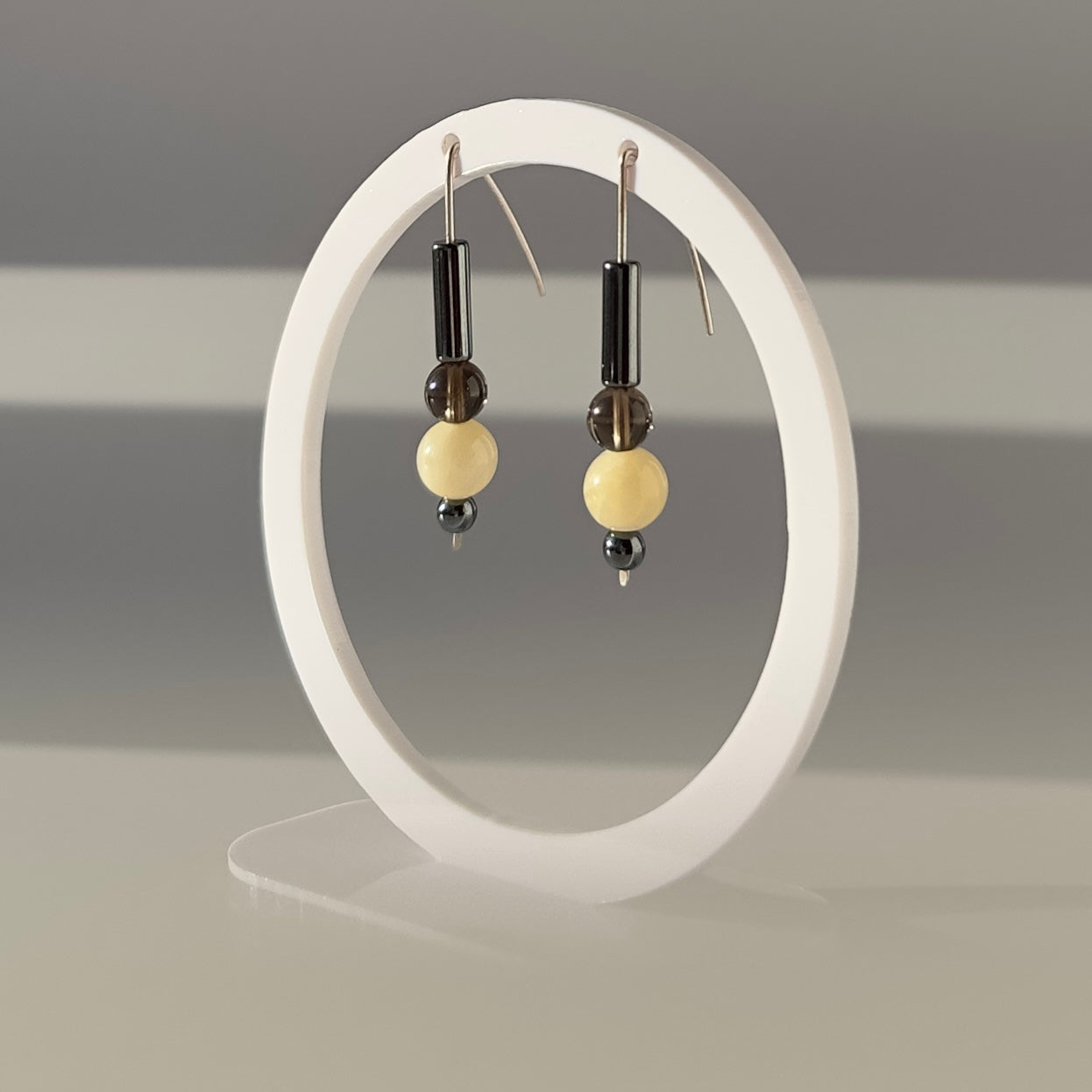 POISE EARRINGS | STERLING SILVER & STONE EARRINGS FOR ASSURED MOMENTS
