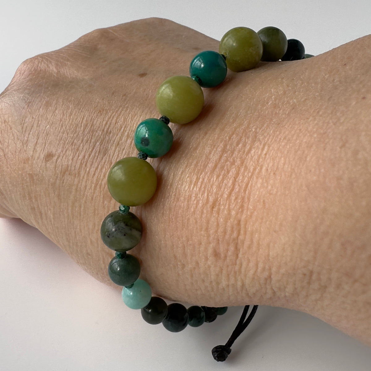 TRUST EXTENDED BRACELET | STERLING SILVER & STONE BRACELET FOR CONNECTION