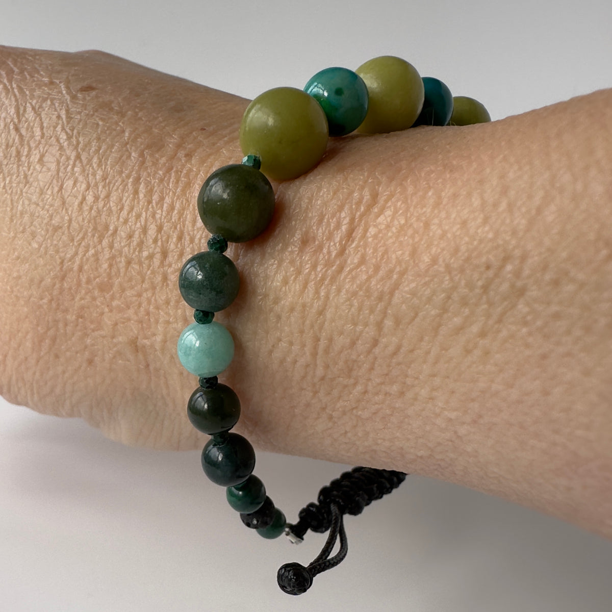 TRUST EXTENDED BRACELET | STERLING SILVER & STONE BRACELET FOR CONNECTION