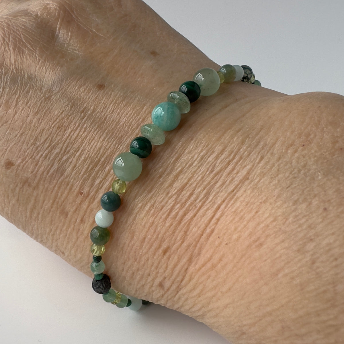 TRUST BRACELET | STERLING SILVER & STONE BRACELET FOR CONNECTION