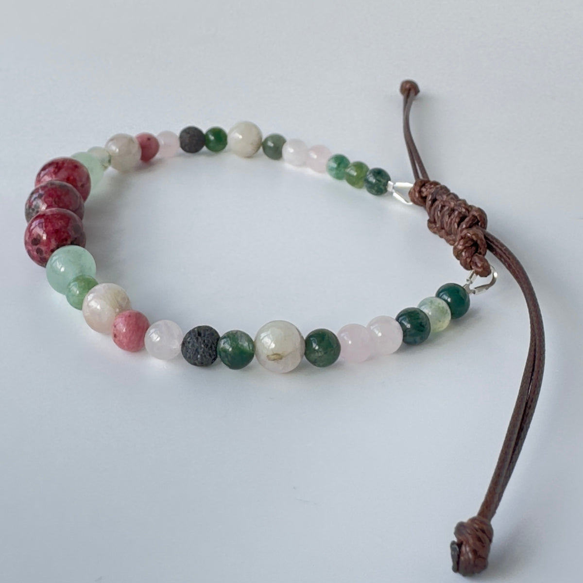 FORGIVING EXTENDED BRACELET | STERLING SILVER & STONE BRACELET FOR CONNECTION