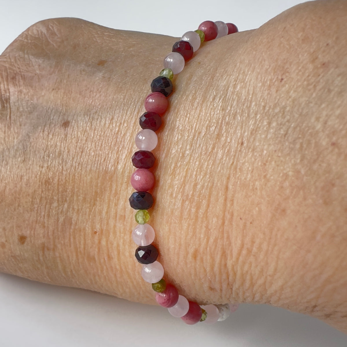 FORGIVING BRACELET | STERLING SILVER & STONE BRACELET FOR CONNECTION