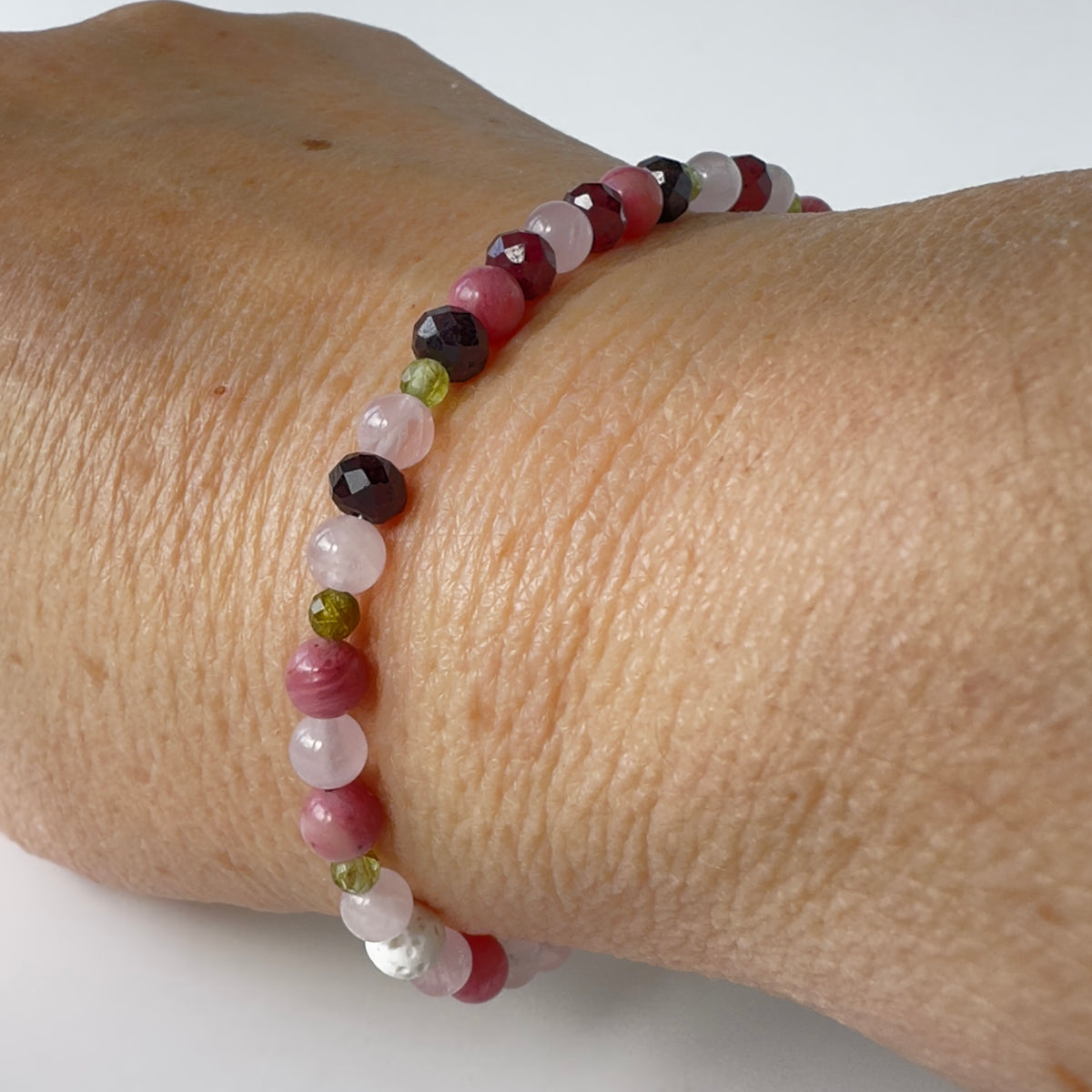 FORGIVING BRACELET | STERLING SILVER & STONE BRACELET FOR CONNECTION