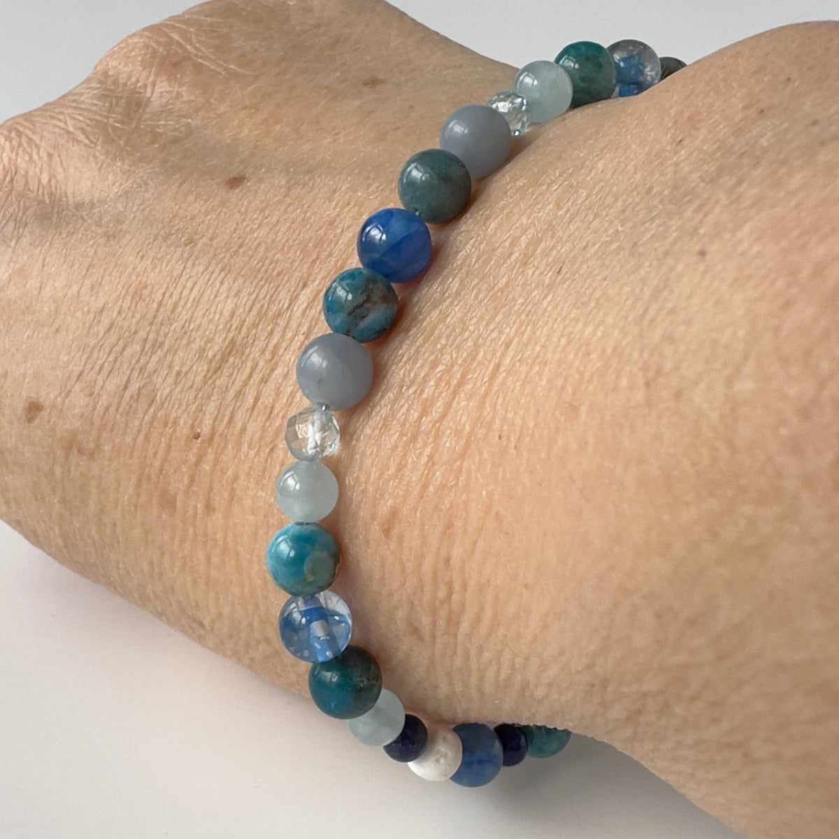SPOKEN BRACELET | STERLING SILVER & STONE BRACELET FOR EXPRESSION