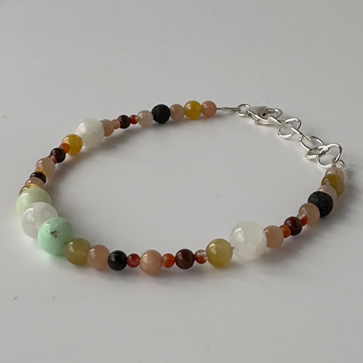 PULSE BRACELET | STERLING SILVER & STONE BRACELET FOR CREATIVE FLOW