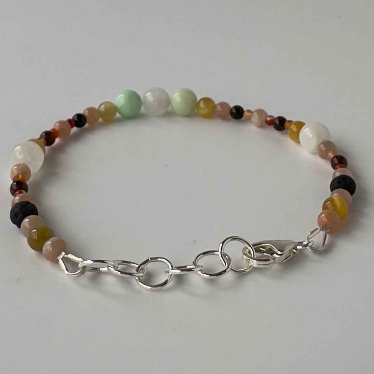 PULSE BRACELET | STERLING SILVER & STONE BRACELET FOR CREATIVE FLOW