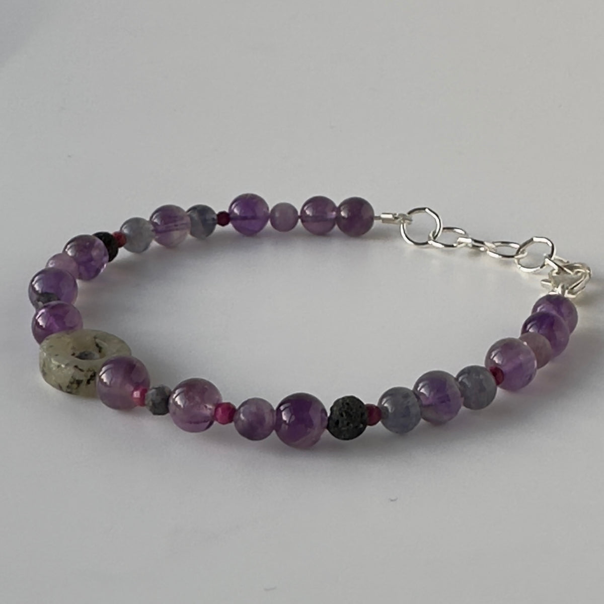 VISION BRACELET | STERLING SILVER & STONE BRACELET FOR PERCEPTION