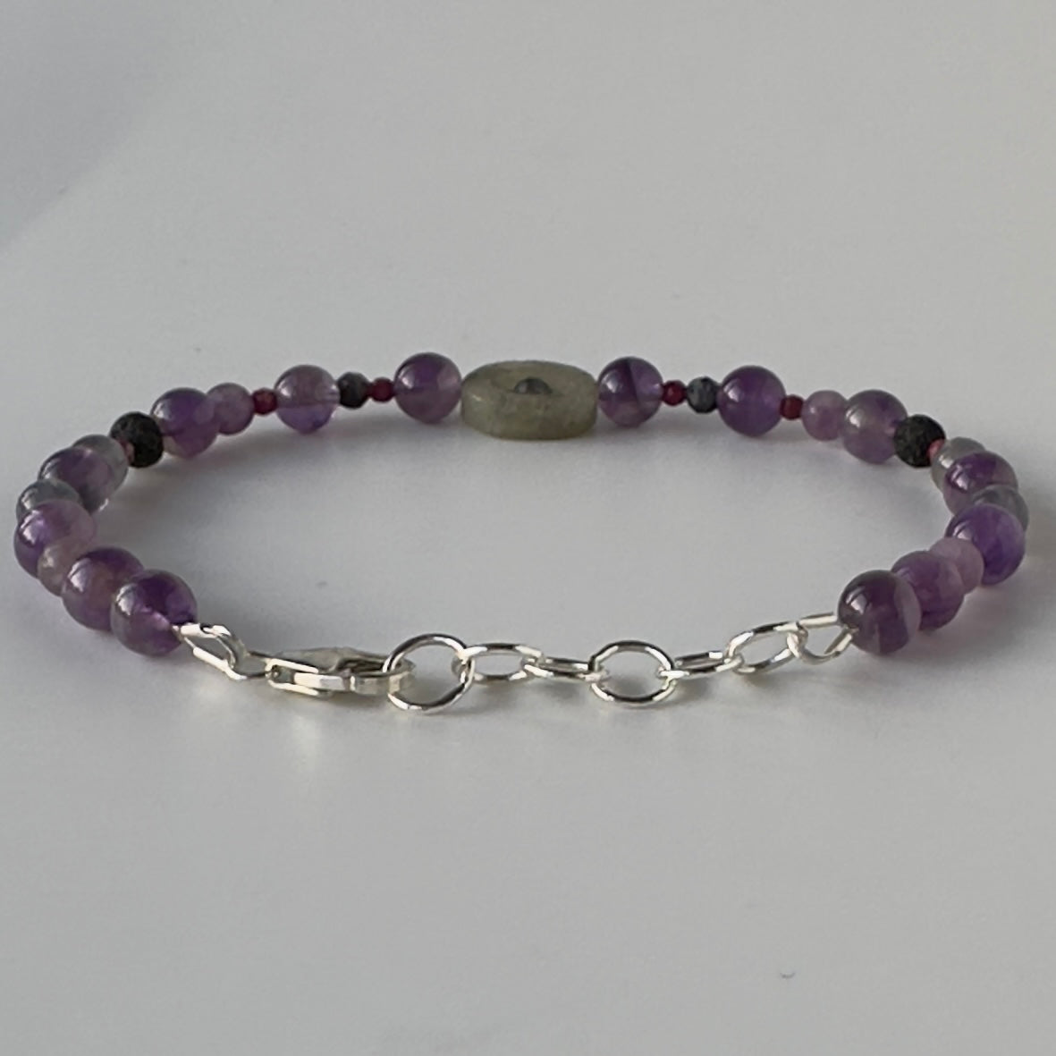 VISION BRACELET | STERLING SILVER & STONE BRACELET FOR PERCEPTION