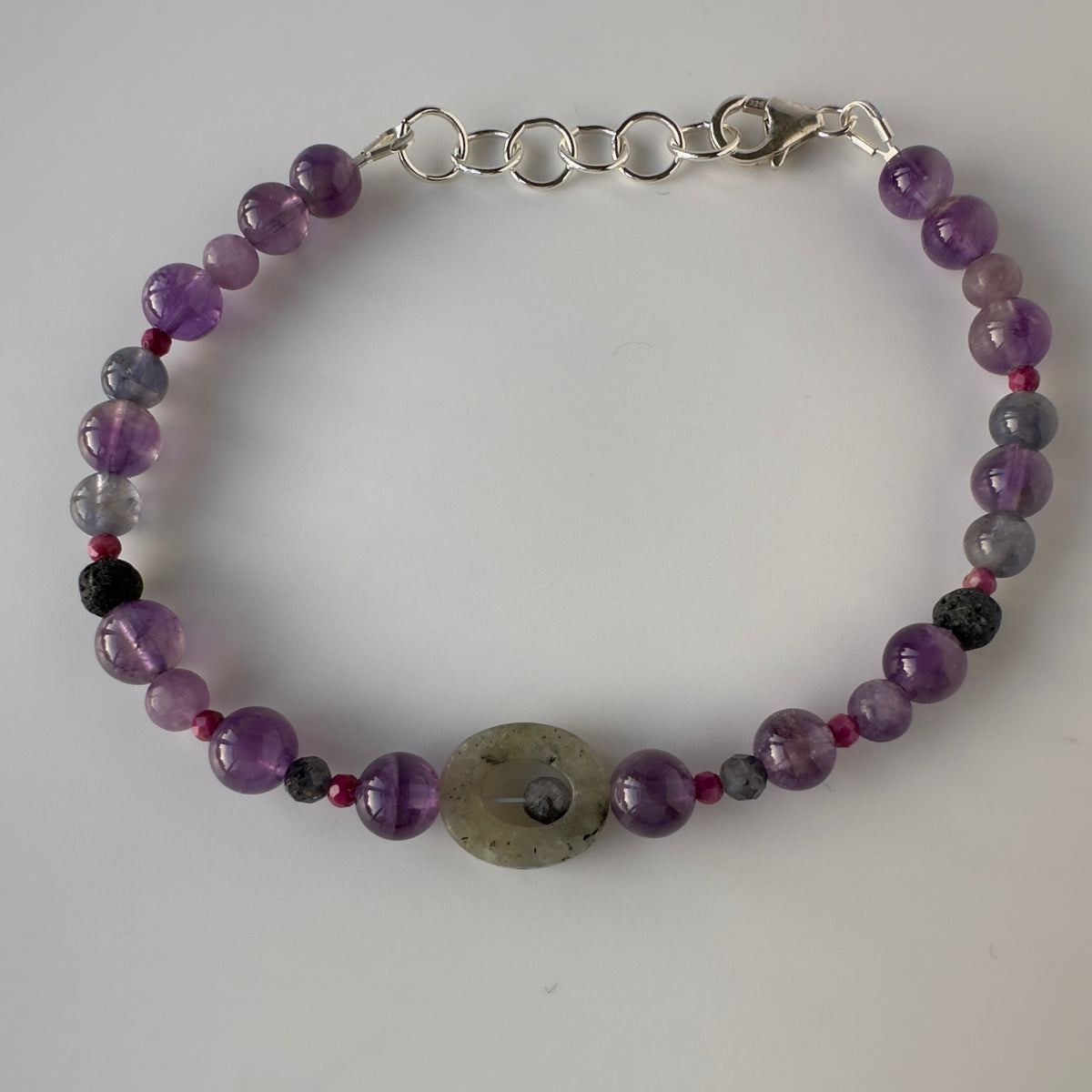 VISION BRACELET | STERLING SILVER & STONE BRACELET FOR PERCEPTION