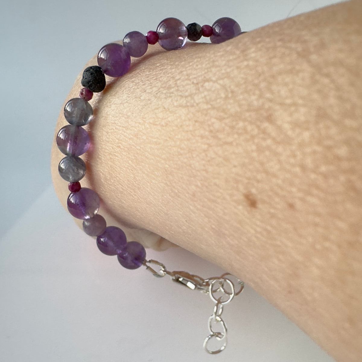 VISION BRACELET | STERLING SILVER & STONE BRACELET FOR PERCEPTION