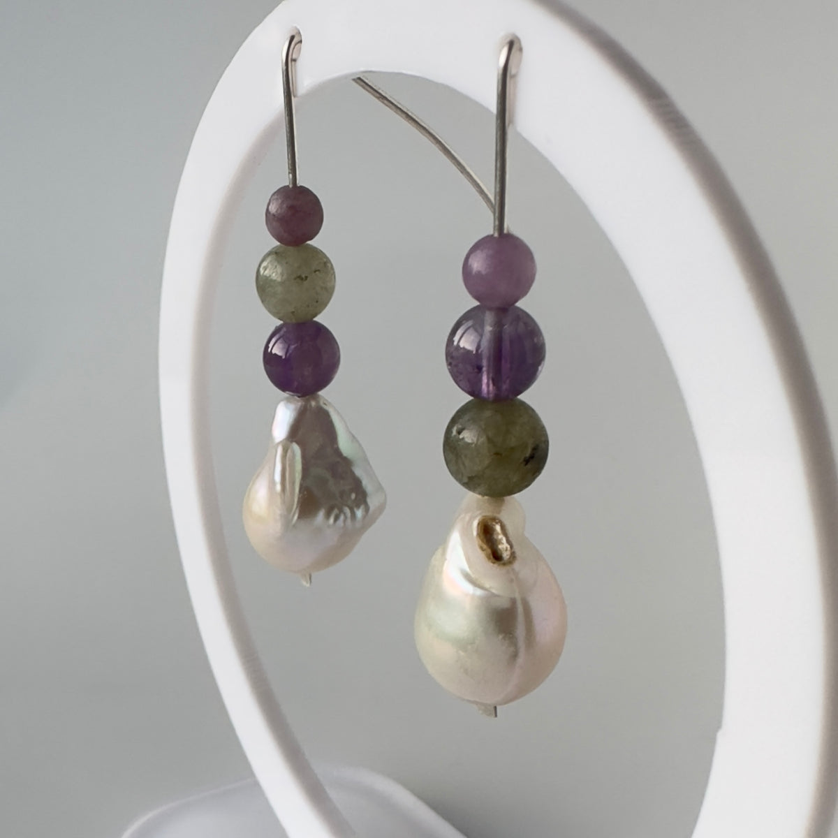 ILLUMINATE EARRINGS | STERLING SILVER & STONE EARRINGS FOR PERCEPTION