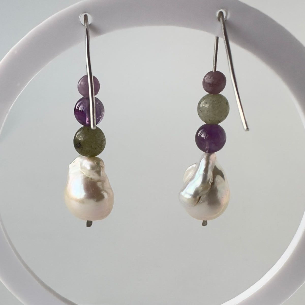 ILLUMINATE EARRINGS | STERLING SILVER & STONE EARRINGS FOR PERCEPTION