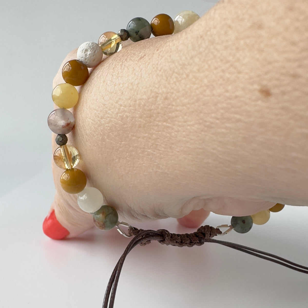 SOLAR EXTENDED BRACELET | STERLING SILVER & STONE BRACELET FOR RADIANCE