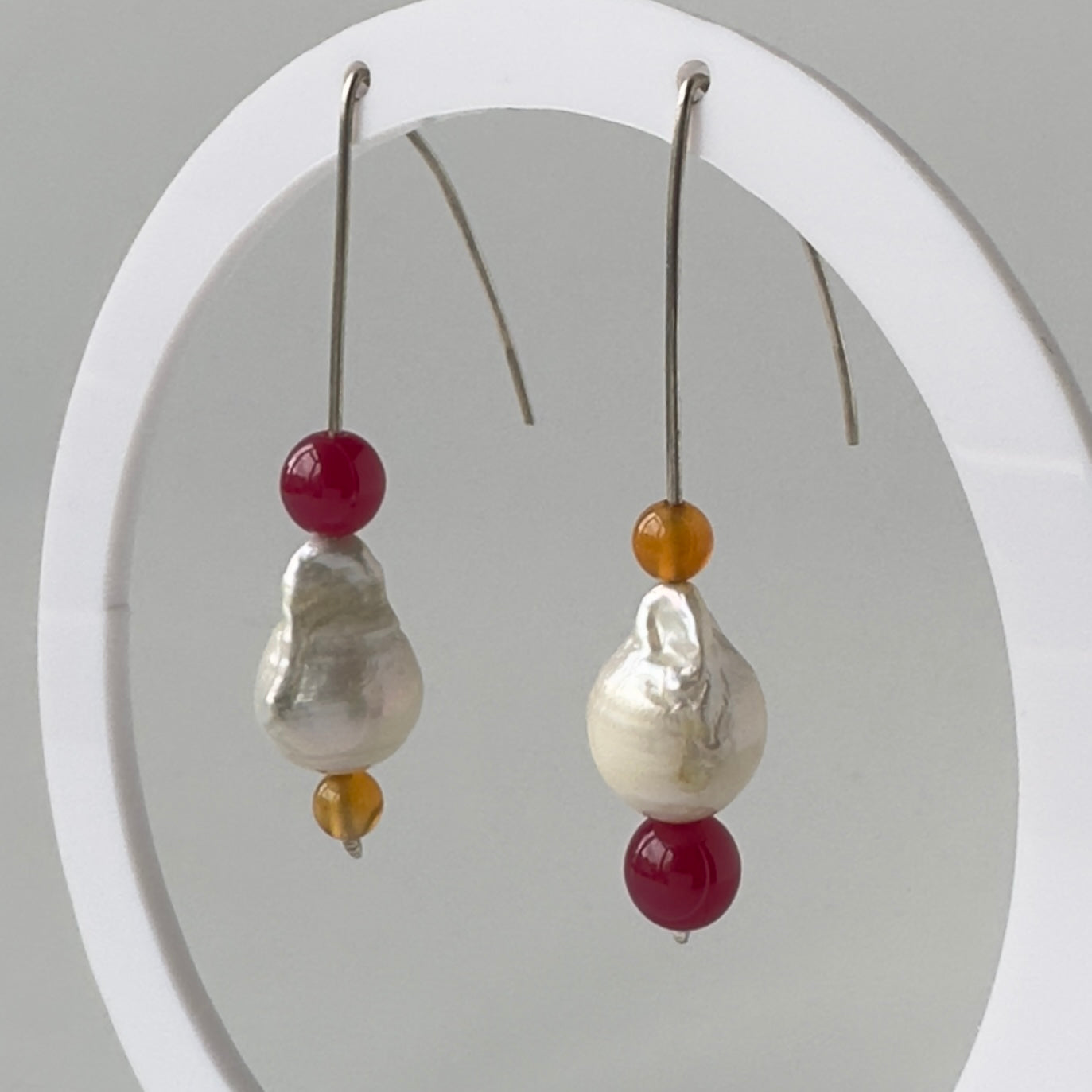 DARE EARRINGS | STERLING SILVER & STONE EARRINGS FOR STRENGTH