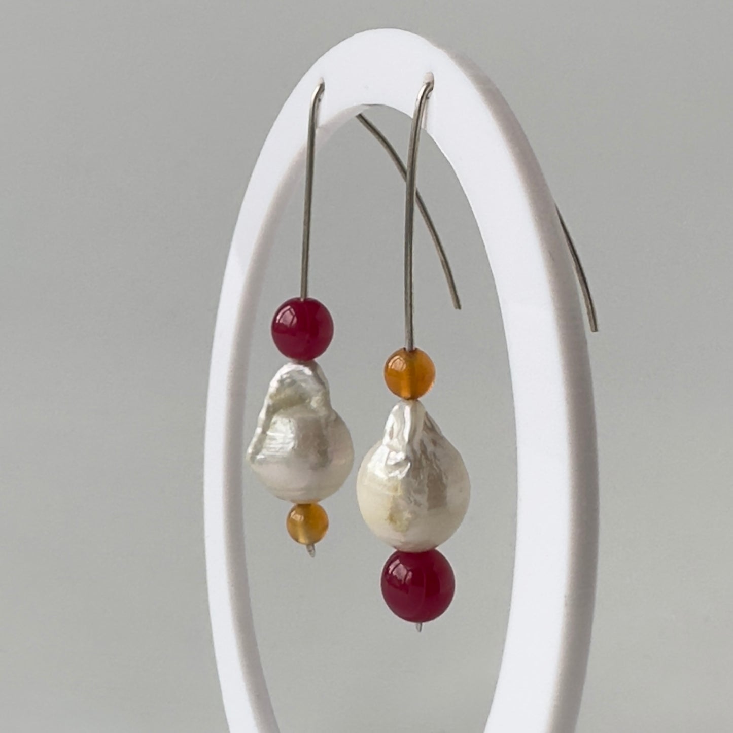 DARE EARRINGS | STERLING SILVER & STONE EARRINGS FOR STRENGTH