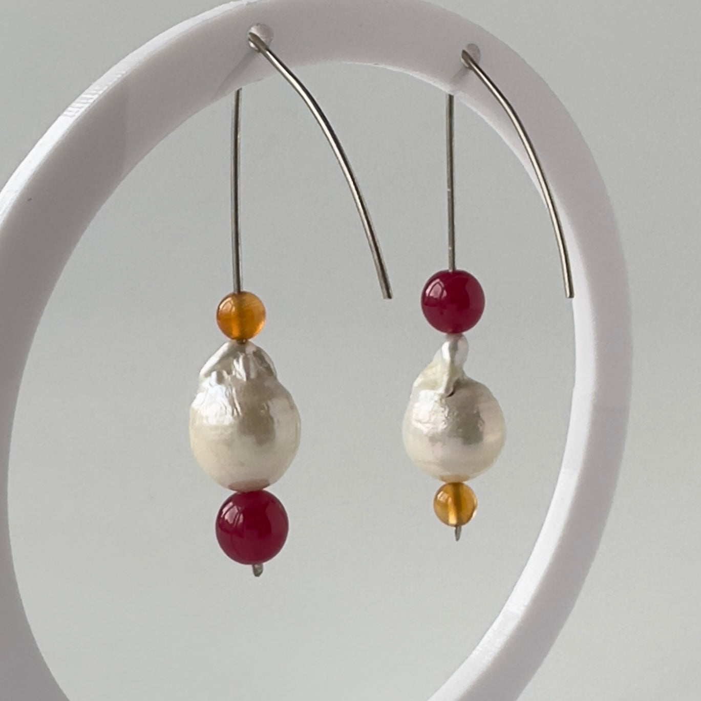 DARE EARRINGS | STERLING SILVER & STONE EARRINGS FOR STRENGTH