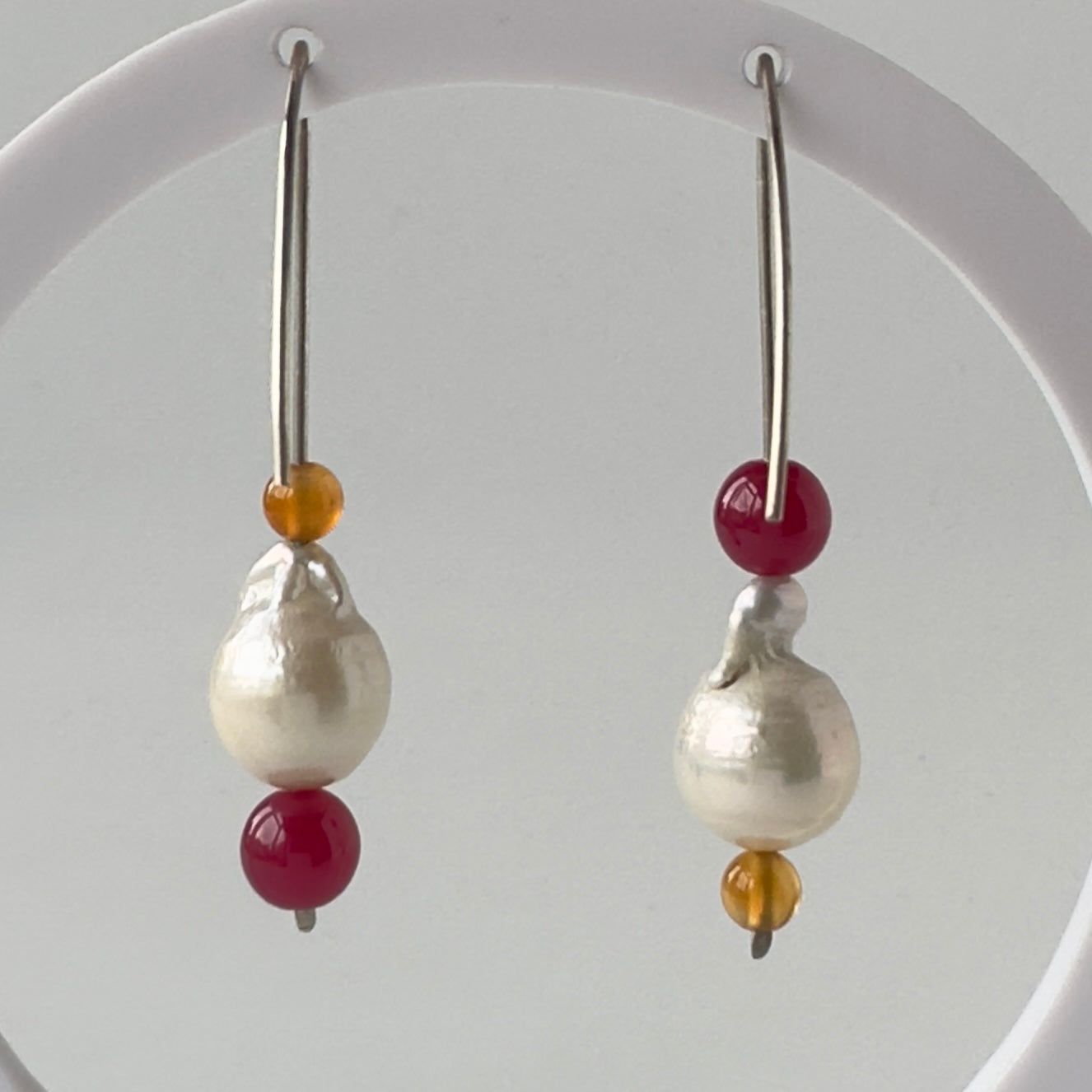 DARE EARRINGS | STERLING SILVER & STONE EARRINGS FOR STRENGTH