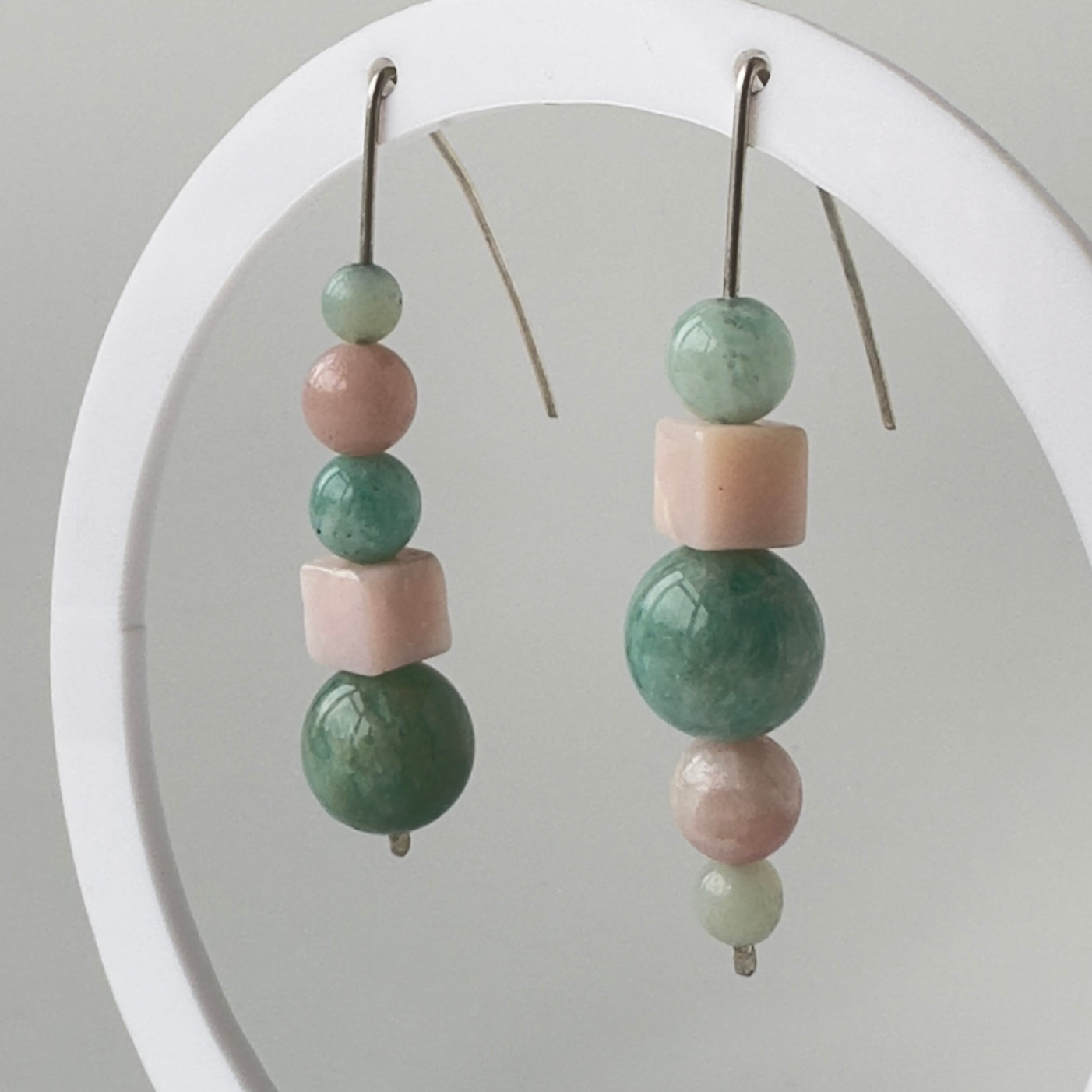 SOOTHE EARRINGS | STERLING SILVER & STONE EARRINGS FOR PERSPECTIVE