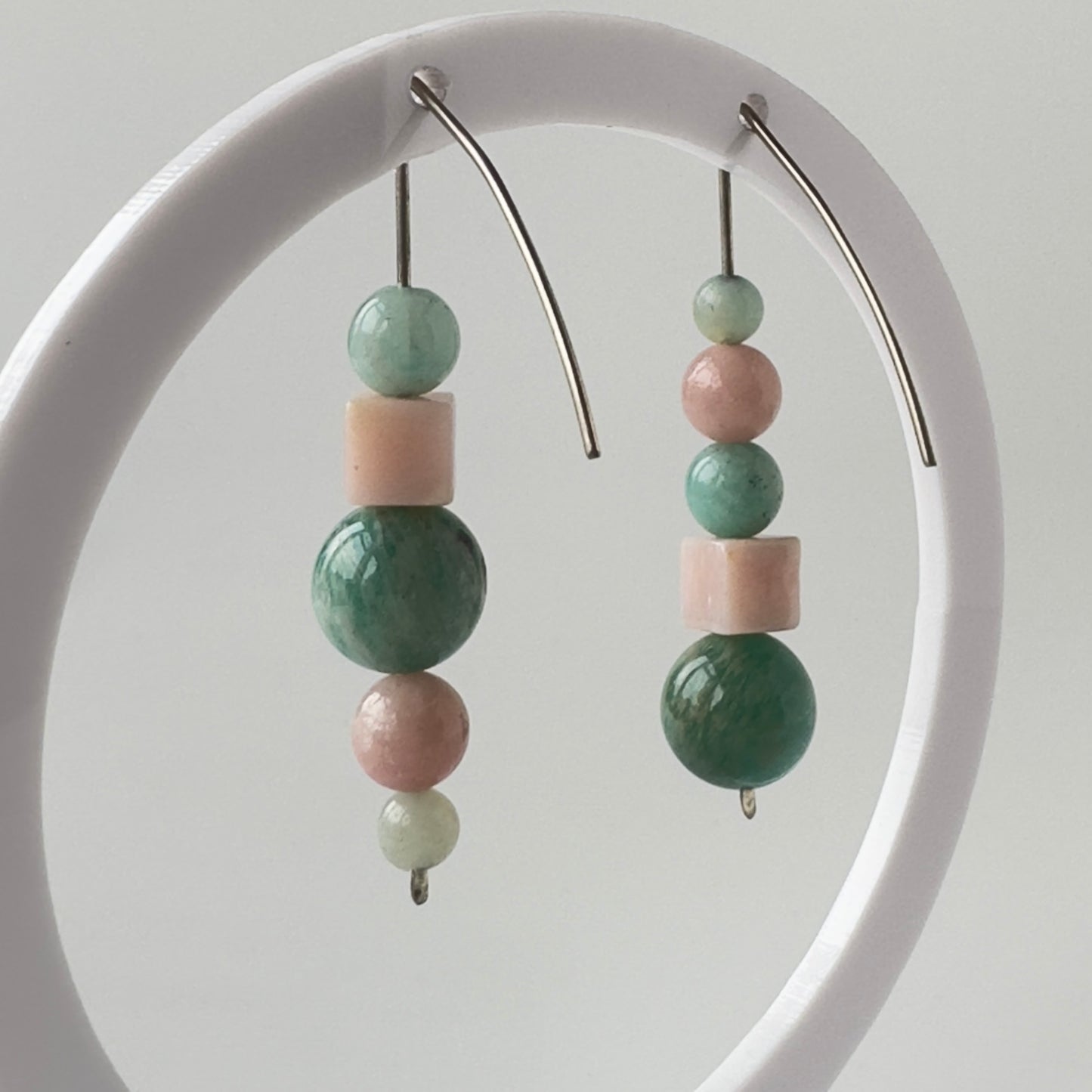 SOOTHE EARRINGS | STERLING SILVER & STONE EARRINGS FOR PERSPECTIVE