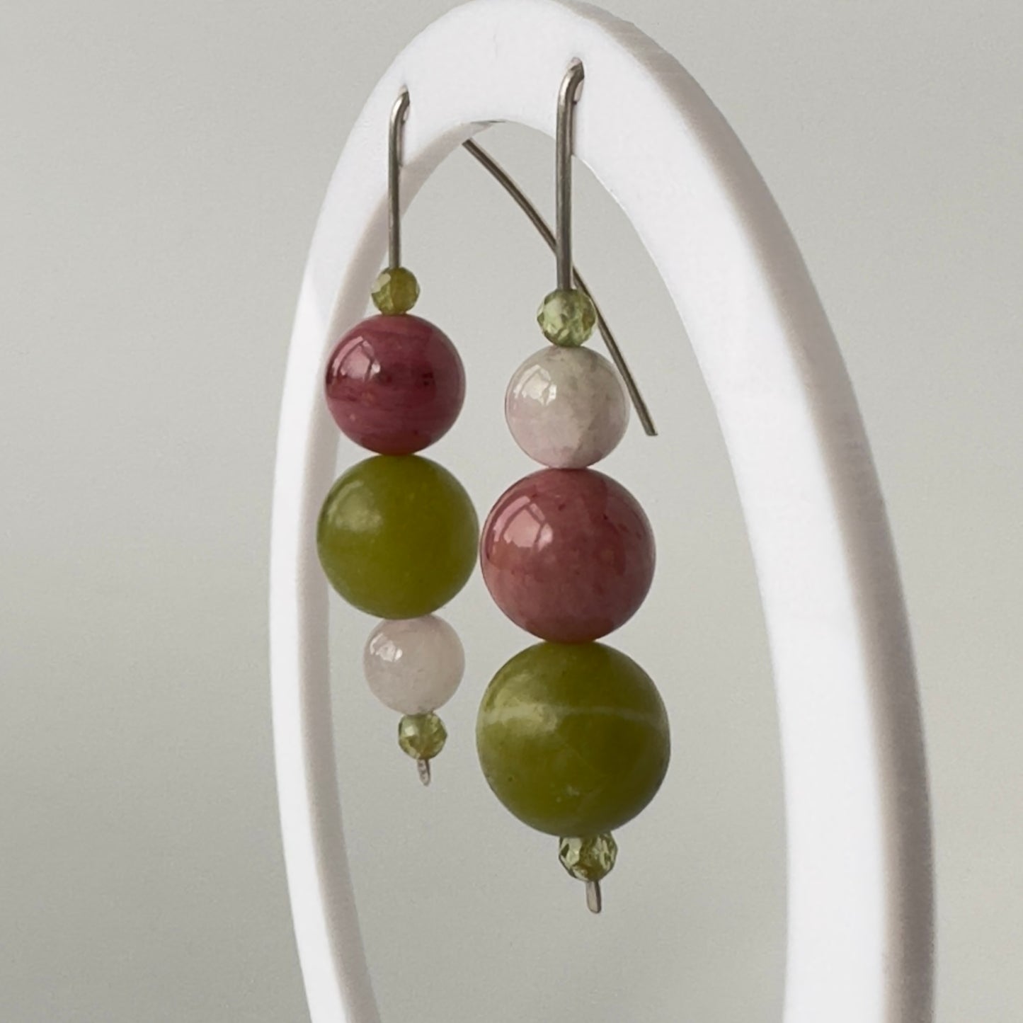 DEVOTED EARRINGS | STERLING SILVER & STONE EARRINGS FOR CONNECTION