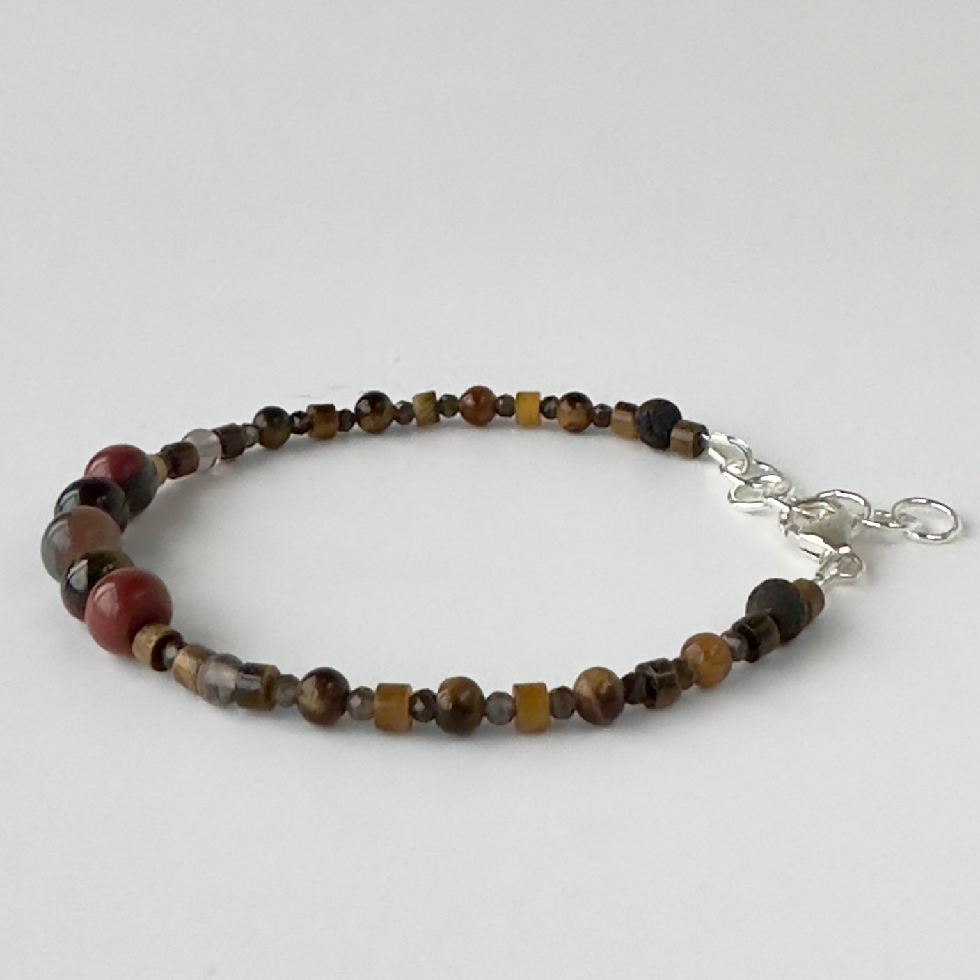 FUNDAMENTAL BRACELET | STERLING SILVER & STONE BRACELET FOR FOUNDATION