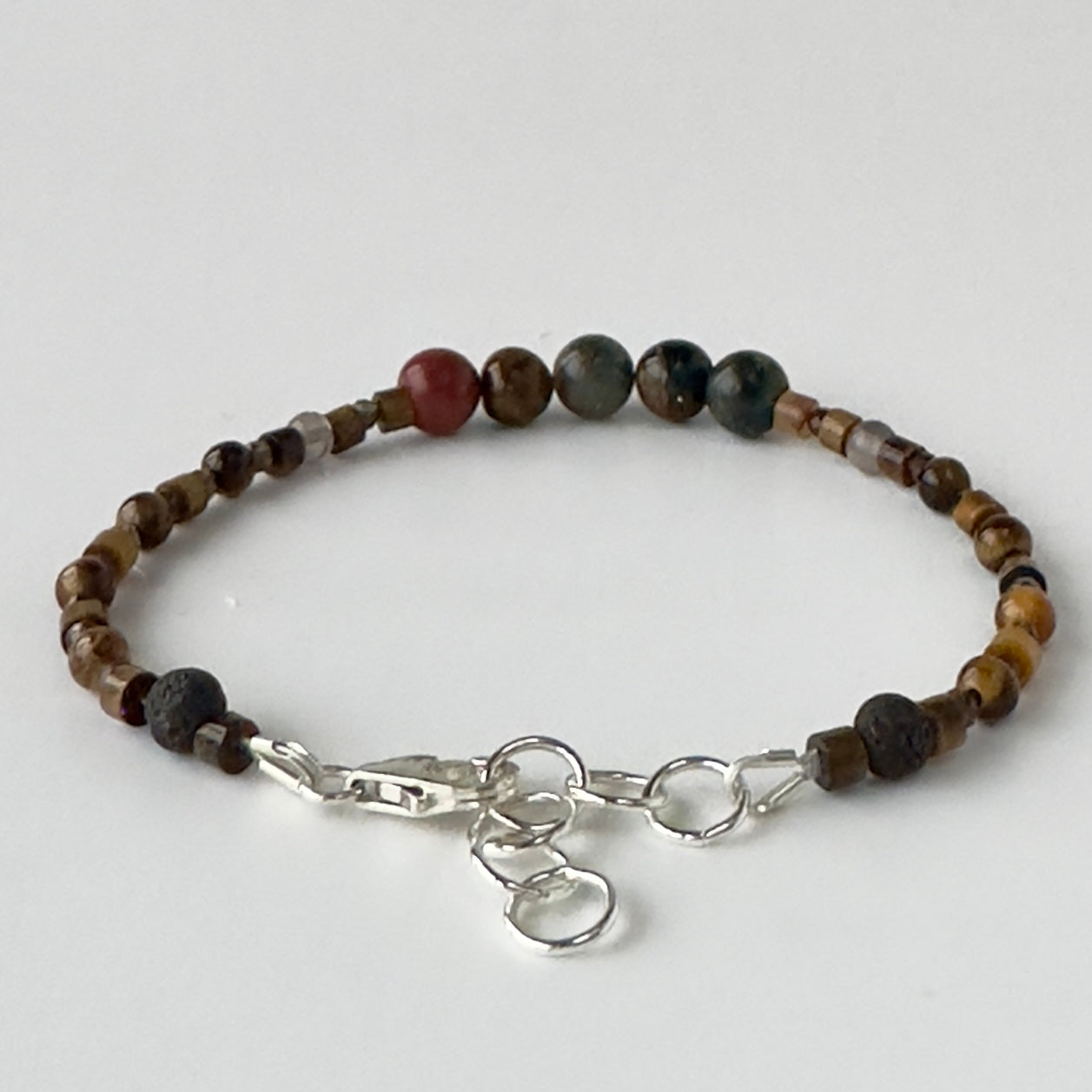 FUNDAMENTAL BRACELET | STERLING SILVER & STONE BRACELET FOR FOUNDATION