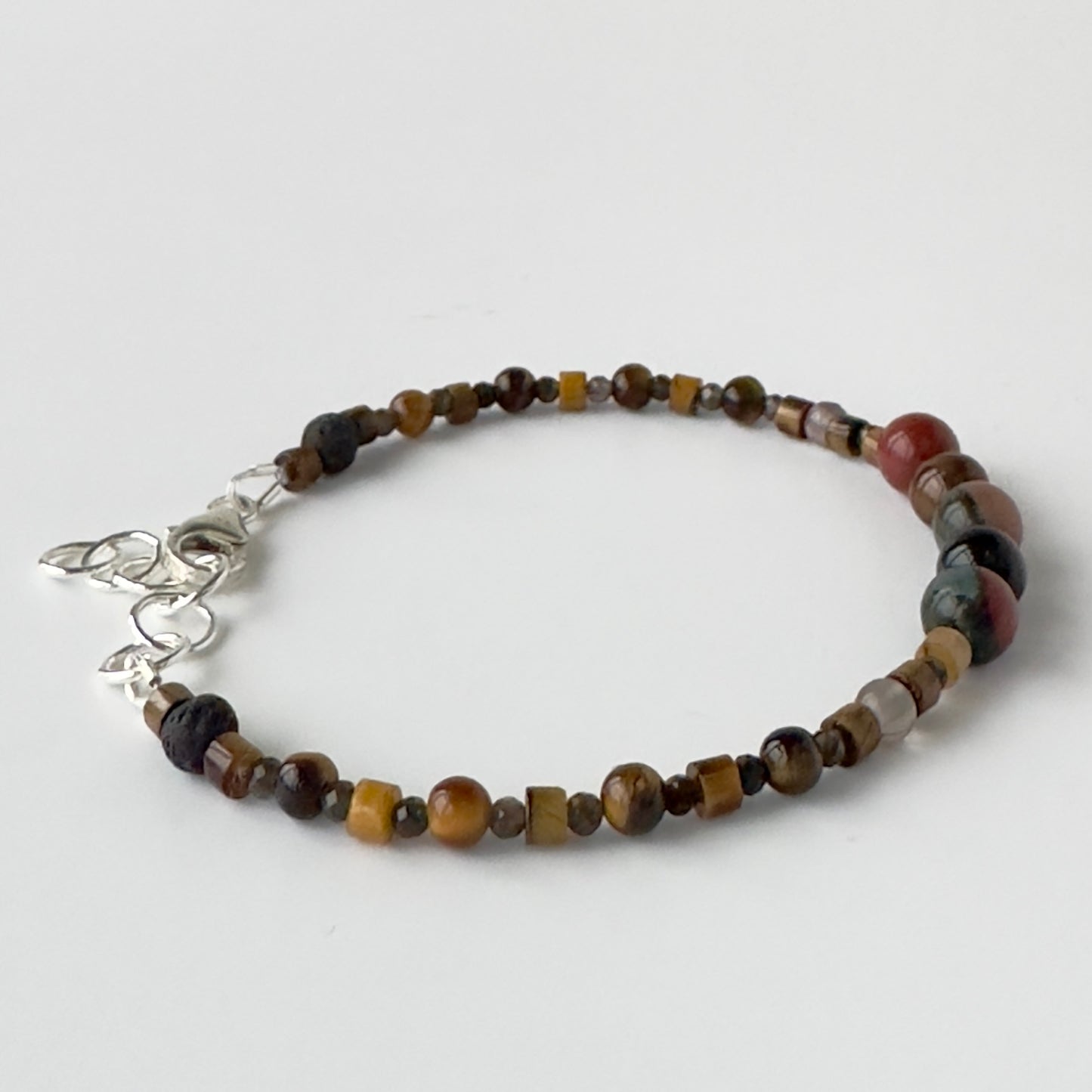 FUNDAMENTAL BRACELET | STERLING SILVER & STONE BRACELET FOR FOUNDATION