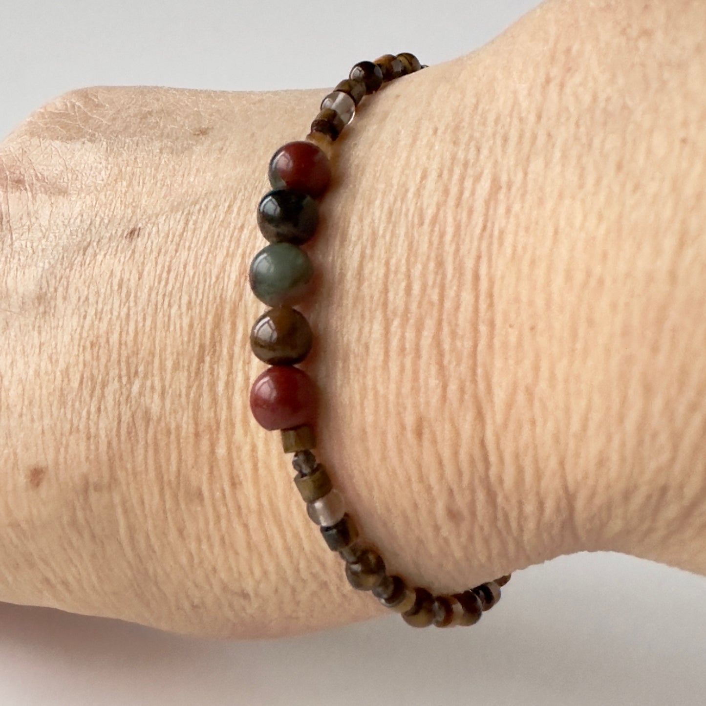 FUNDAMENTAL BRACELET | STERLING SILVER & STONE BRACELET FOR FOUNDATION
