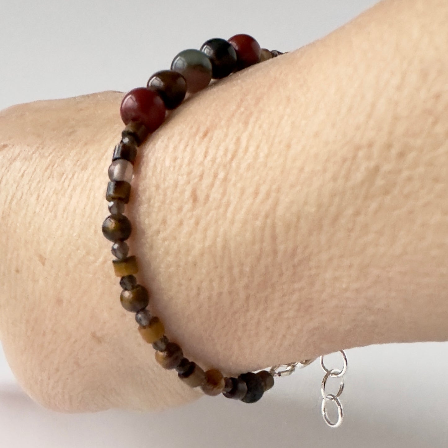 FUNDAMENTAL BRACELET | STERLING SILVER & STONE BRACELET FOR FOUNDATION