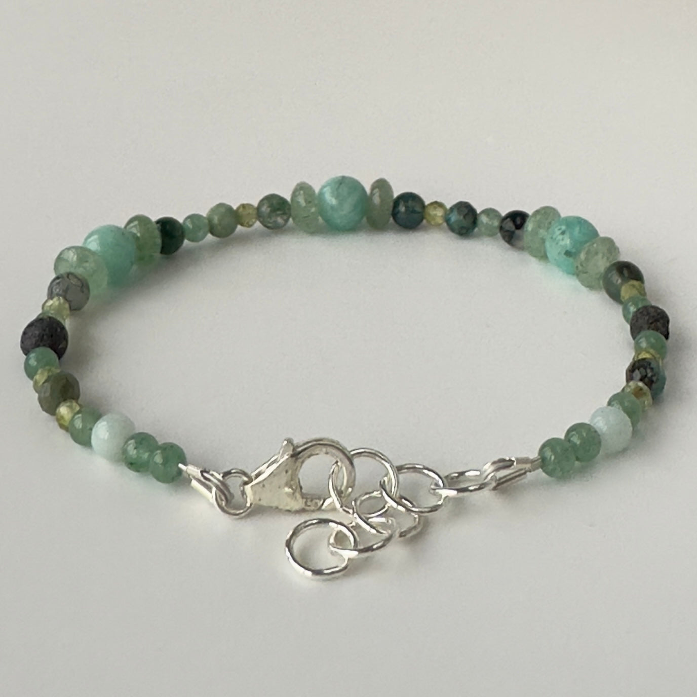 BLOSSOM BRACELET | STERLING SILVER & STONE BRACELET FOR CONNECTION