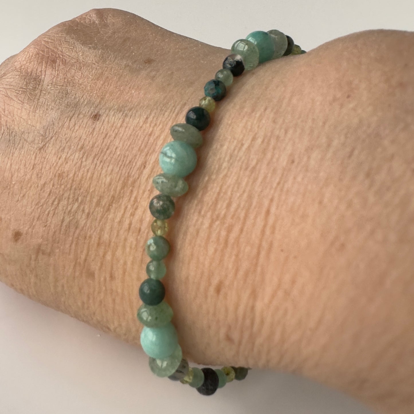 BLOSSOM BRACELET | STERLING SILVER & STONE BRACELET FOR CONNECTION