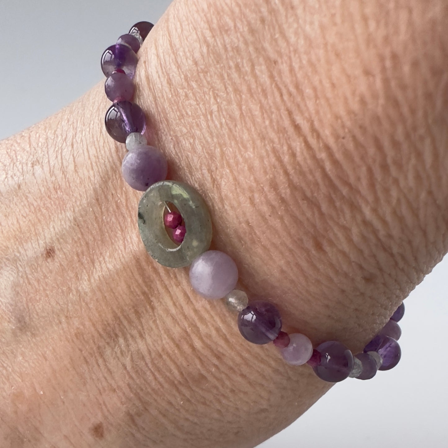 INTUITION BRACELET | STERLING SILVER & STONE BRACELET FOR PERCEPTION
