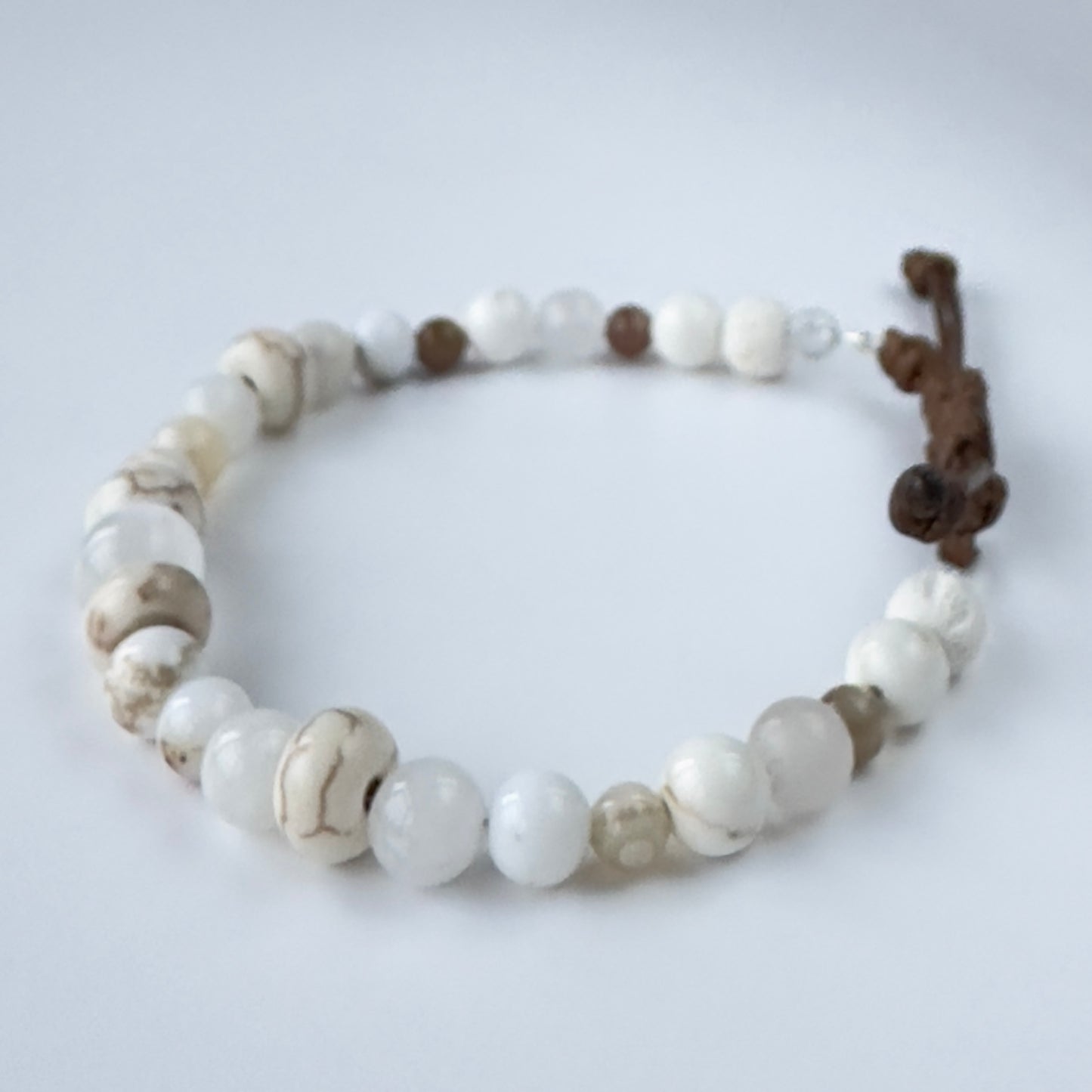 ALIGN EXTENDED BRACELET | STONE SLIDING KNOT BRACELET FOR AWARENESS