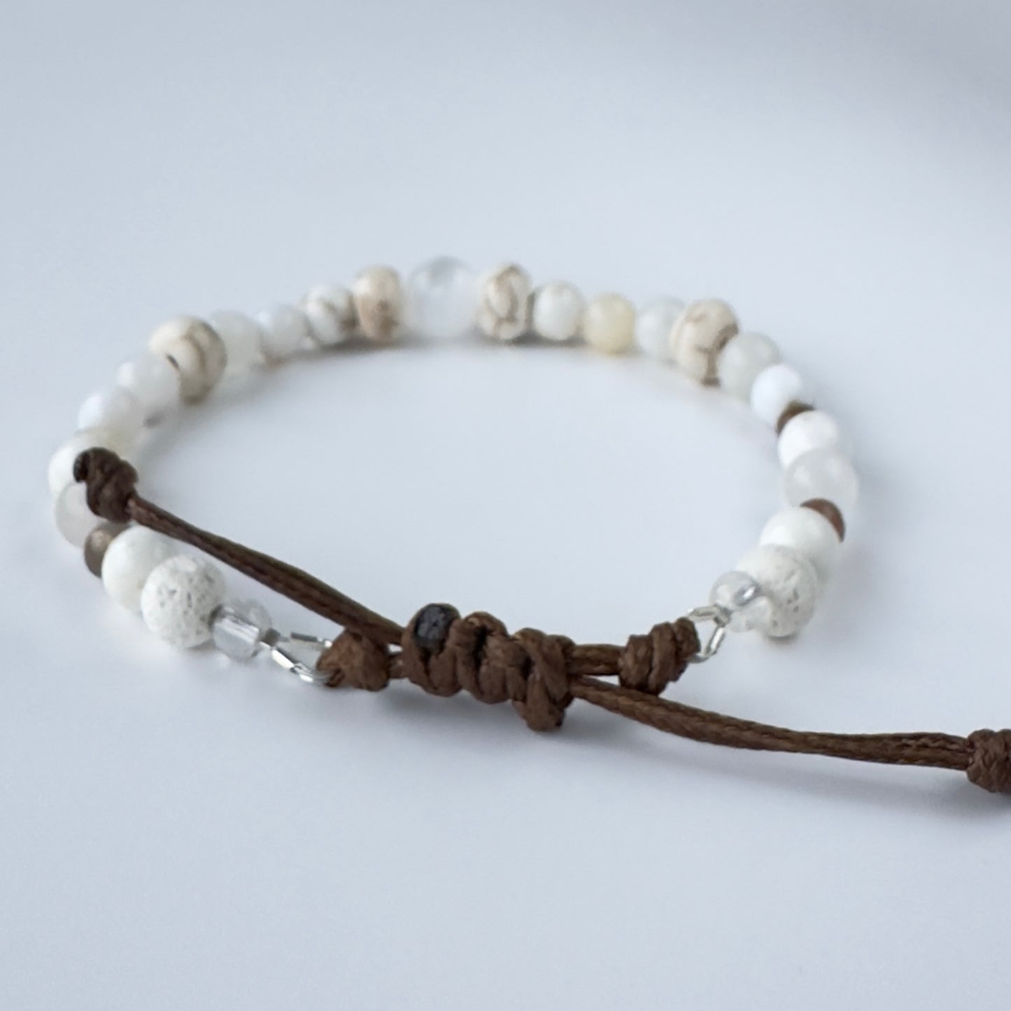 ALIGN EXTENDED BRACELET | STONE SLIDING KNOT BRACELET FOR AWARENESS