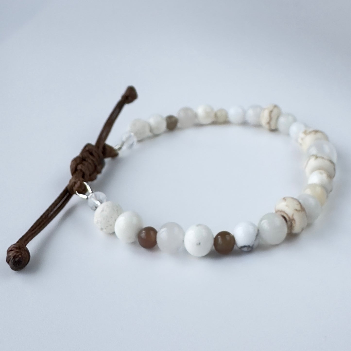 ALIGN EXTENDED BRACELET | STONE SLIDING KNOT BRACELET FOR AWARENESS