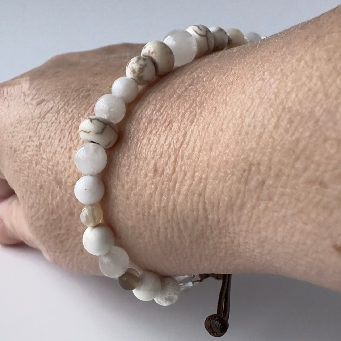 ALIGN EXTENDED BRACELET | STONE SLIDING KNOT BRACELET FOR AWARENESS