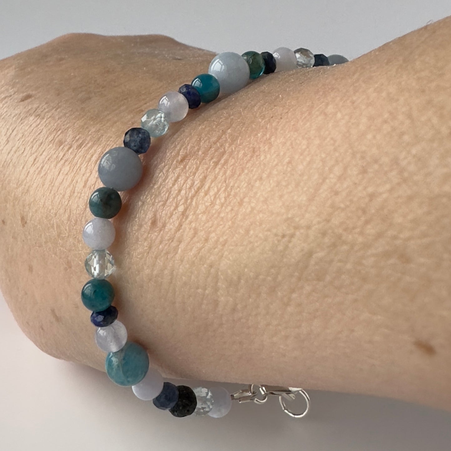 ARTICULATE BRACELET | STERLING SILVER & STONE BRACELET FOR EXPRESSION
