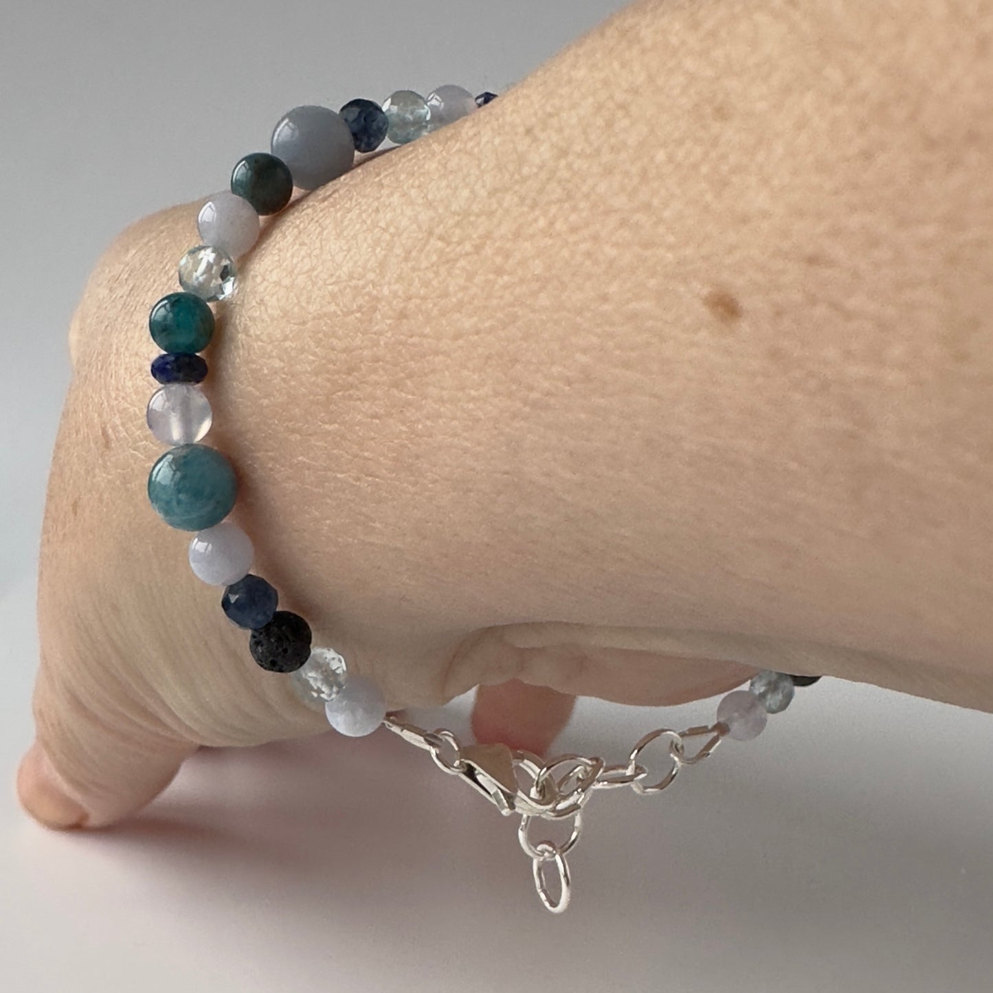 ARTICULATE BRACELET | STERLING SILVER & STONE BRACELET FOR EXPRESSION