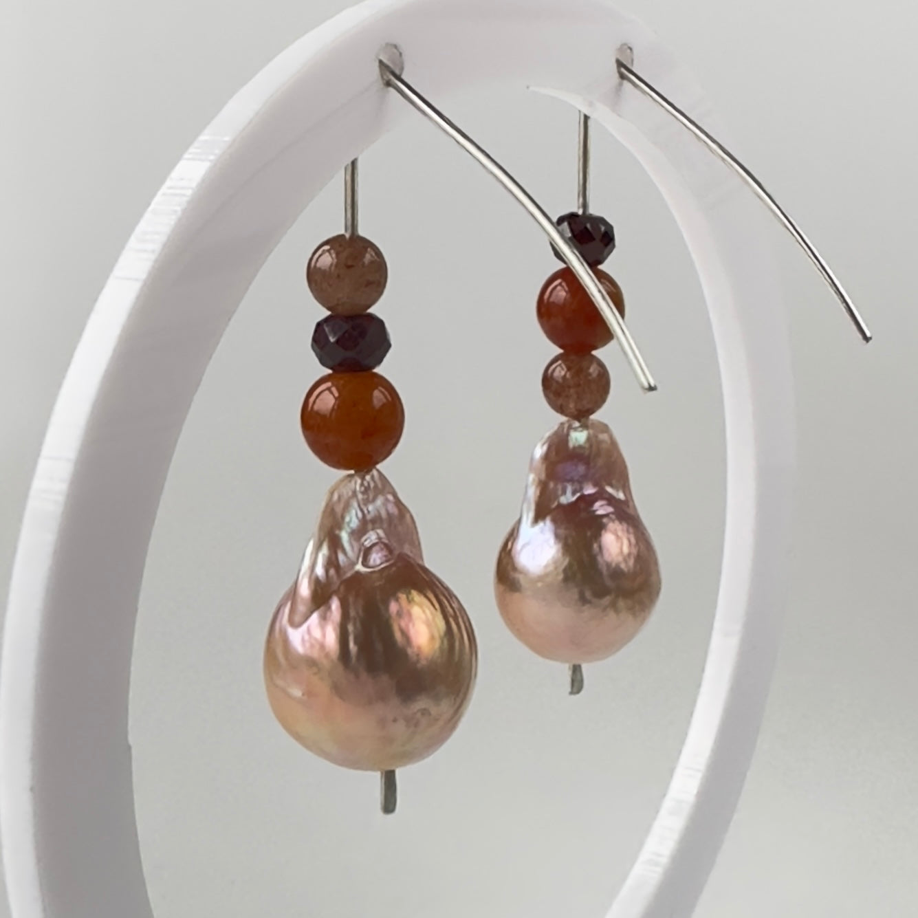 BLOOMING EARRINGS | STERLING SILVER & STONE EARRINGS FOR CREATIVE FLOW
